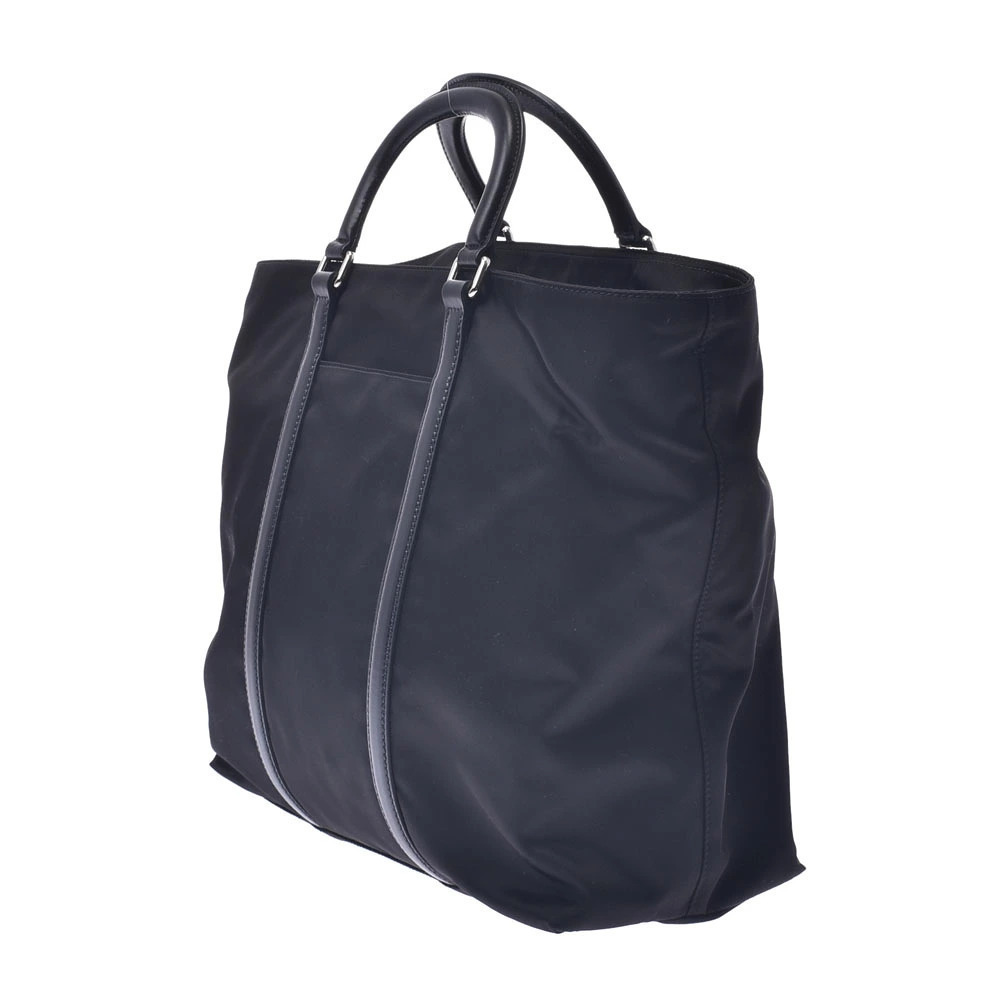 Prada handbag bag leather black